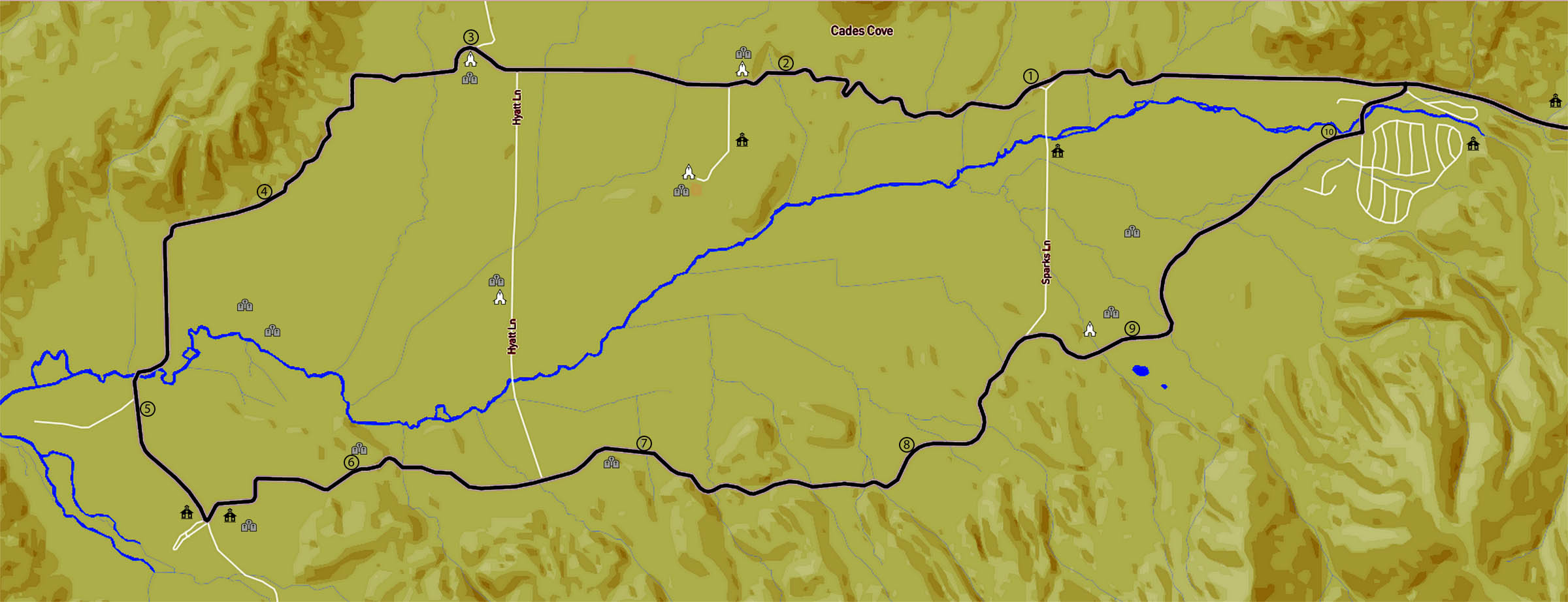 Cades Cove Mapes Schools